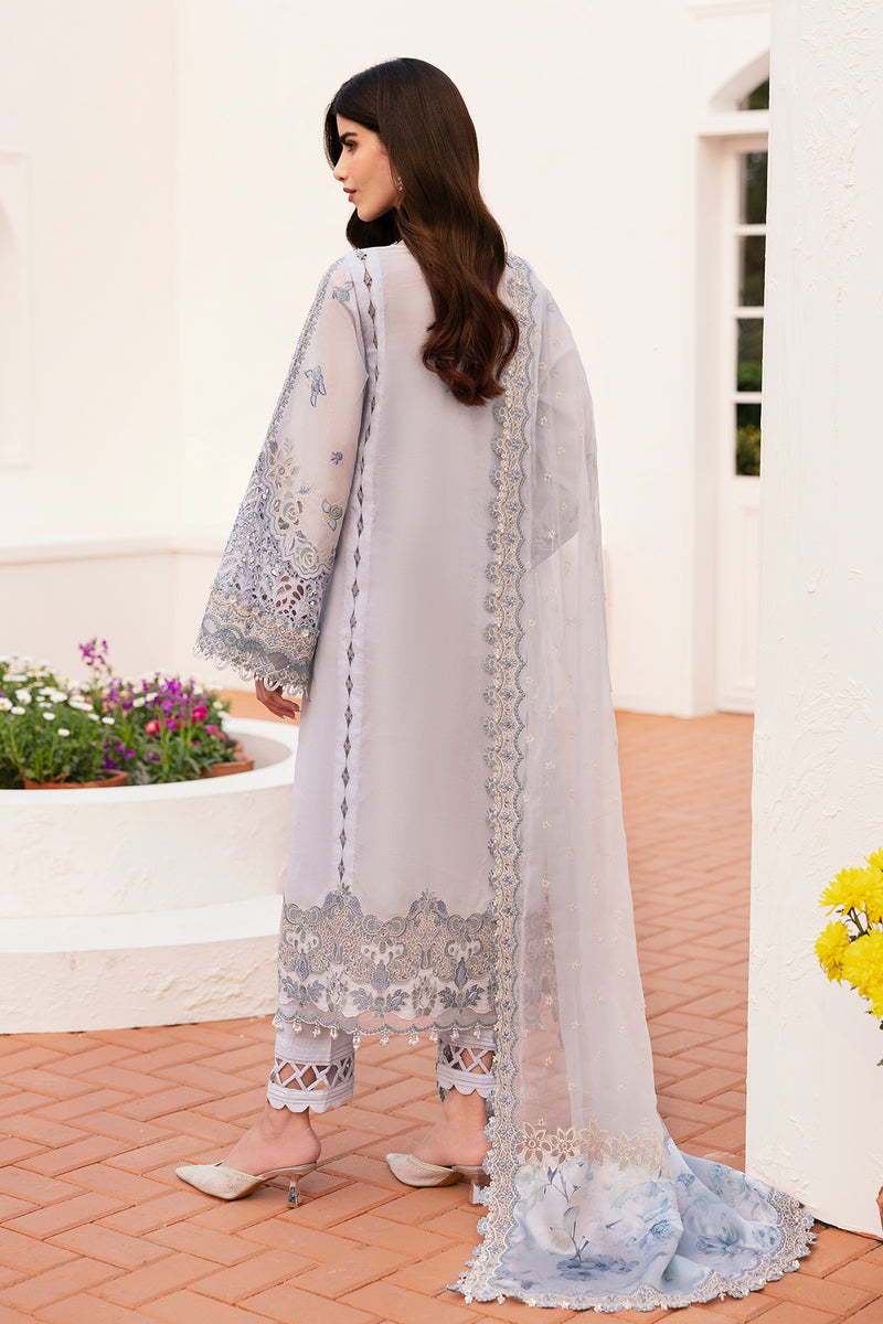 Baroque | Eid Lawn 25 | EL-D02 S Off White Lawn