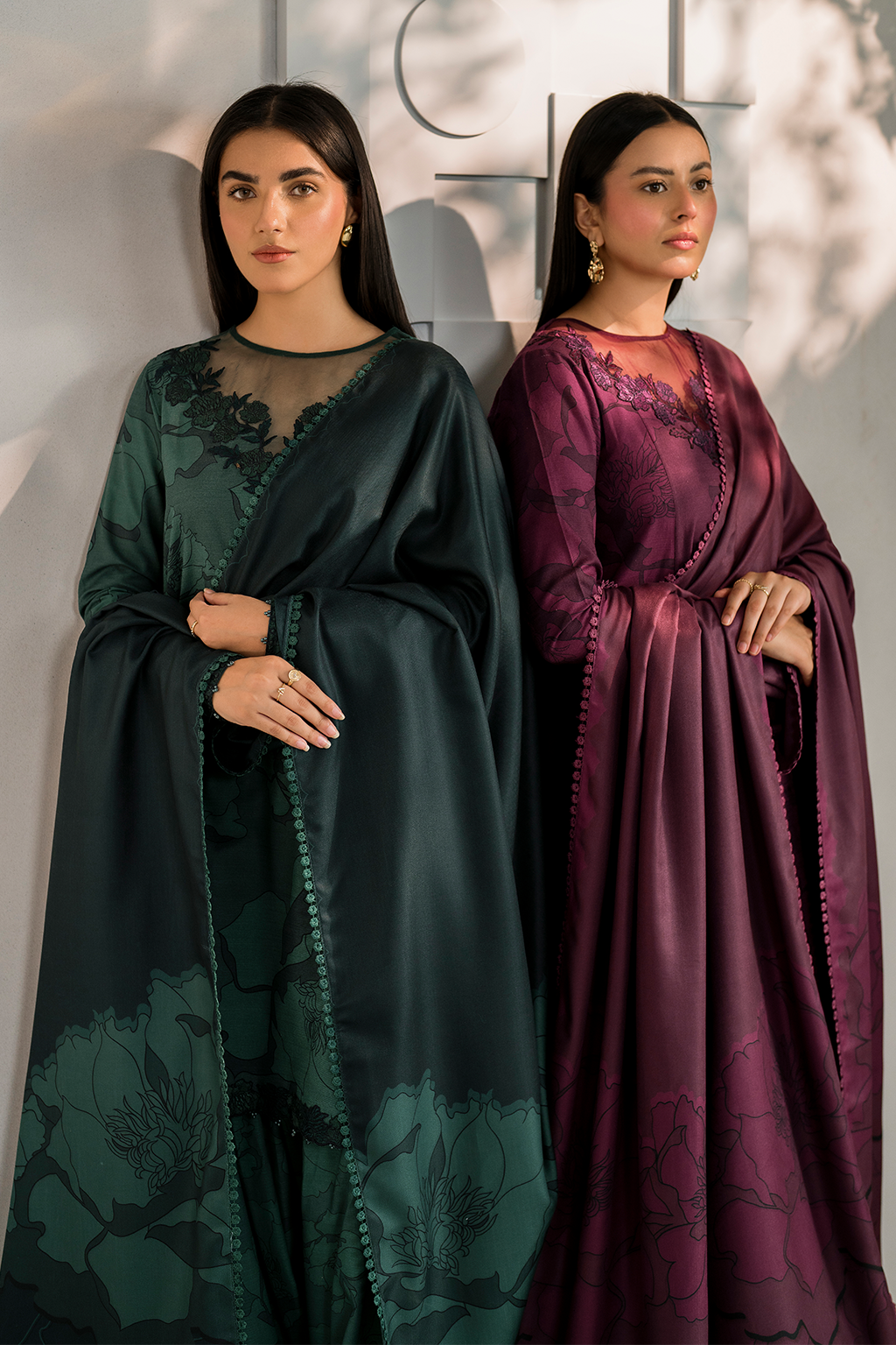 Iznik | Exclusive Winter | UE-351 L Plum Slub Khaddar