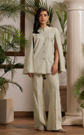 Threads and Motifs | Formal Dresses 25 | Embroidered Cape With Trouser - Pakistani Designer Dress - by Threads and Motifs - Type : Ladies Clothes - 100% Original at Saira Sultan