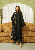 Zarqash | Tresor Luxury Lawn 24 | ZQT 005 MIDNIGHT - Pakistani Designer Dress - by Zarqash | Type: Luxury - 100% Original at Saira Sultan
