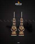 Adorable Jhumki Earrings Red & green
