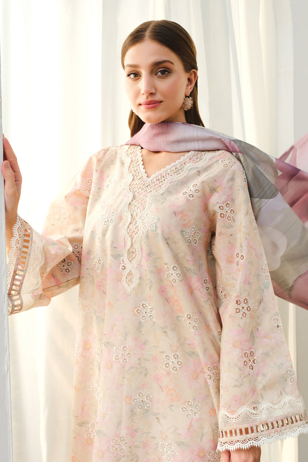 Baroque | Luxury Pret 24 | LAWN UF-660 - Pakistani Designer Dress - by Baroque | Type: Luxury - 100% Original at Saira Sultan