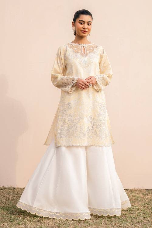 Baroque | Luxury Pret 24 | LAWN UF-607 - Pakistani Designer Dress - by Baroque | Type: Luxury - 100% Original at Saira Sultan