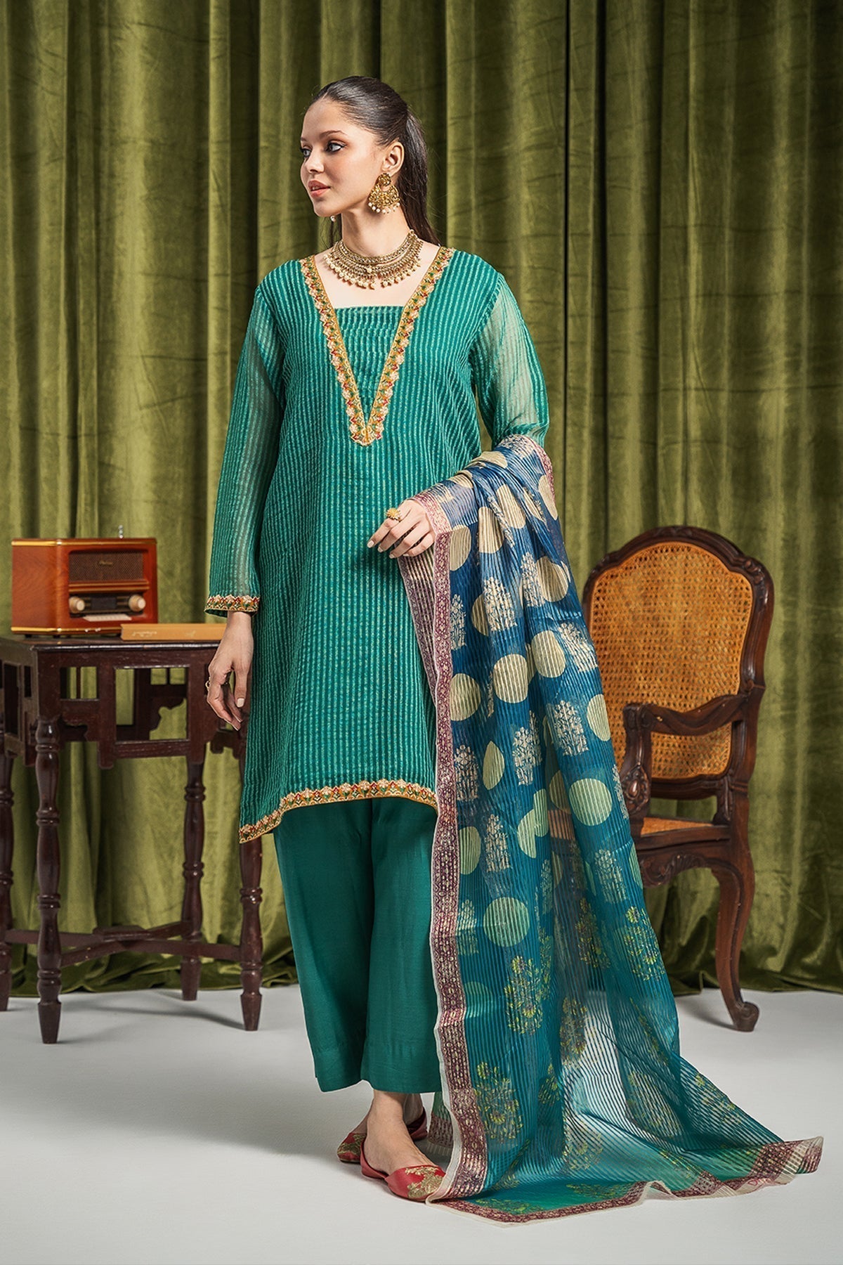 Charizma | Festive Pret | CMA-3-257 - Pakistani Designer Dress - by Charizma | Type: Luxury - 100% Original at Saira Sultan
