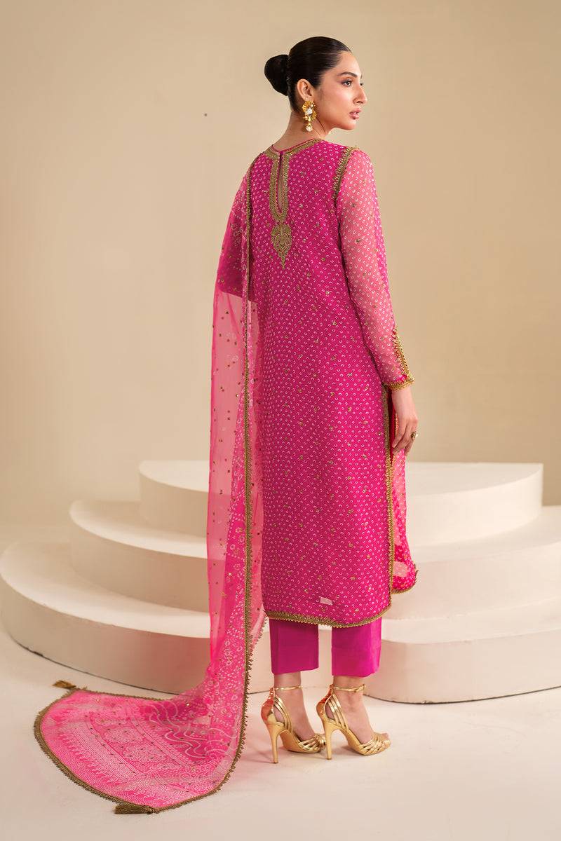 Baroque | Luxury Pret 24 | CHIFFON UF-626 - Pakistani Designer Dress - by Baroque | Type: Luxury - 100% Original at Saira Sultan