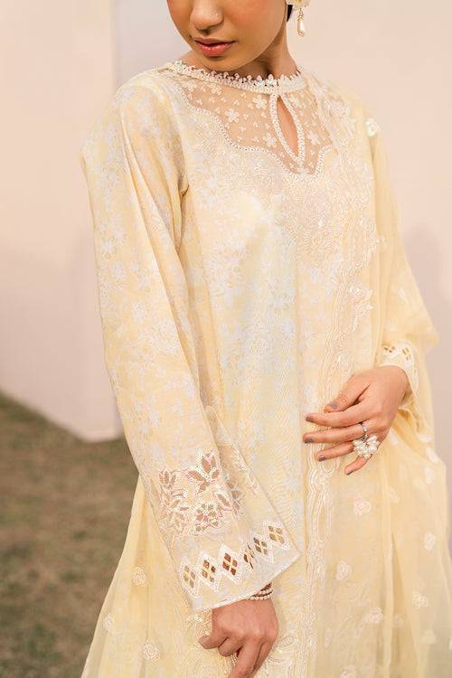Baroque | Luxury Pret 24 | LAWN UF-607 - Pakistani Designer Dress - by Baroque | Type: Luxury - 100% Original at Saira Sultan