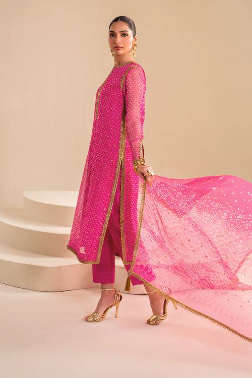 Baroque | Luxury Pret 24 | CHIFFON UF-626 - Pakistani Designer Dress - by Baroque | Type: Luxury - 100% Original at Saira Sultan