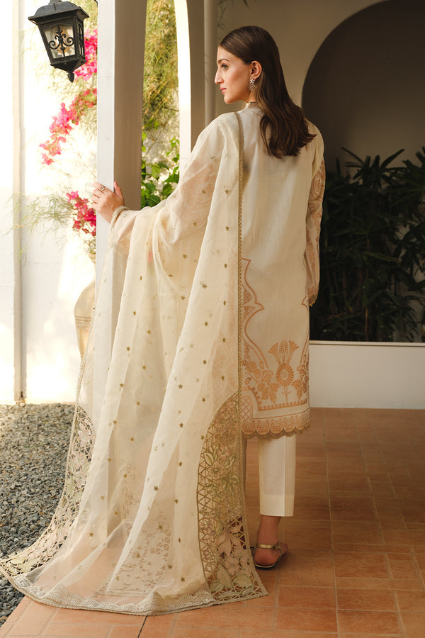 Baroque | Luxury Pret 24 | LAWN UF-662 - Pakistani Designer Dress - by Baroque | Type: Luxury - 100% Original at Saira Sultan