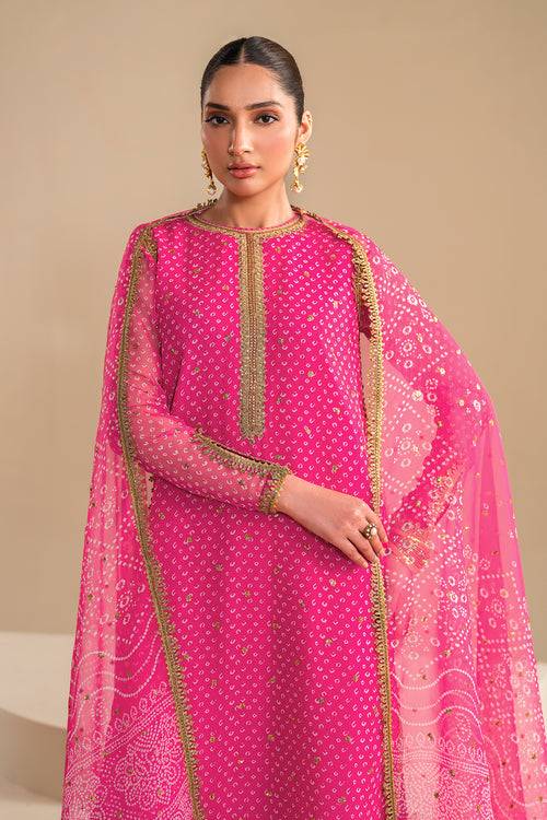 Baroque | Luxury Pret 24 | CHIFFON UF-626 - Pakistani Designer Dress - by Baroque | Type: Luxury - 100% Original at Saira Sultan