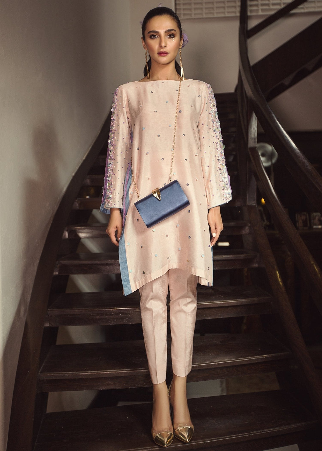 Hana | Serendipity Ready to Wear | Truffle XS Light Pink Raw Silk