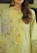 Zarqash | Tresor Luxury Lawn 24 | ZQT 008 PRIMROSE - Pakistani Designer Dress - by Zarqash | Type: Luxury - 100% Original at Saira Sultan