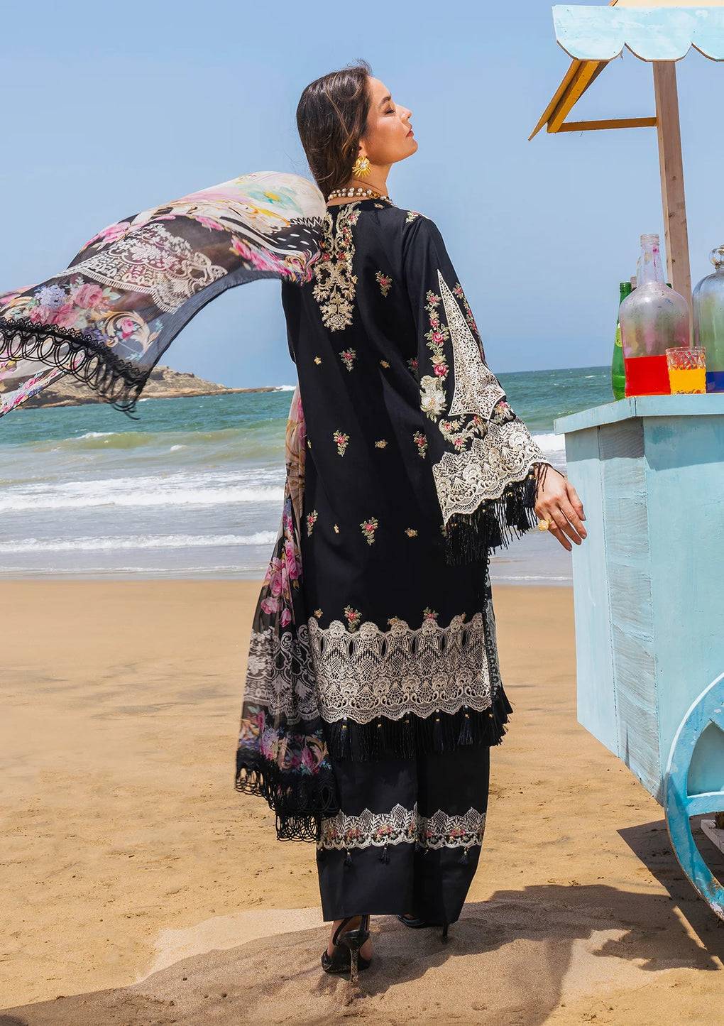 Elaf Premium | Hai Kuch Festive Lawn 24 | EHK-09 Nafees - Pakistani Designer Dress - by Elaf Premium | Type: Luxury - 100% Original at Saira Sultan