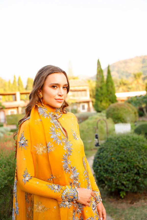 Enzo | Leia Silk Pret | Estella Custom Size Mustard Yellow Korean Raw Silk