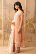 Cross Stitch | Luxe Atelier 24 | CORAL CASCADE - Pakistani Designer Dress - by Cross Stitch | Type: Luxury - 100% Original at Saira Sultan