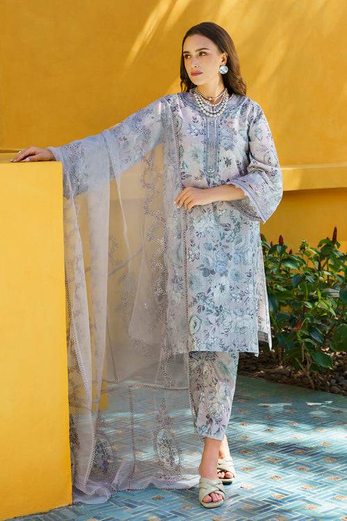 Baroque | Luxury Pret 24 | LAWN UF-580 - Pakistani Designer Dress - by Baroque | Type: Luxury - 100% Original at Saira Sultan