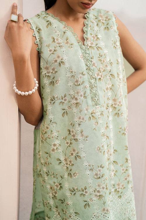 Baroque | Luxury Pret 24 | LAWN UF-609 - Pakistani Designer Dress - by Baroque | Type: Luxury - 100% Original at Saira Sultan