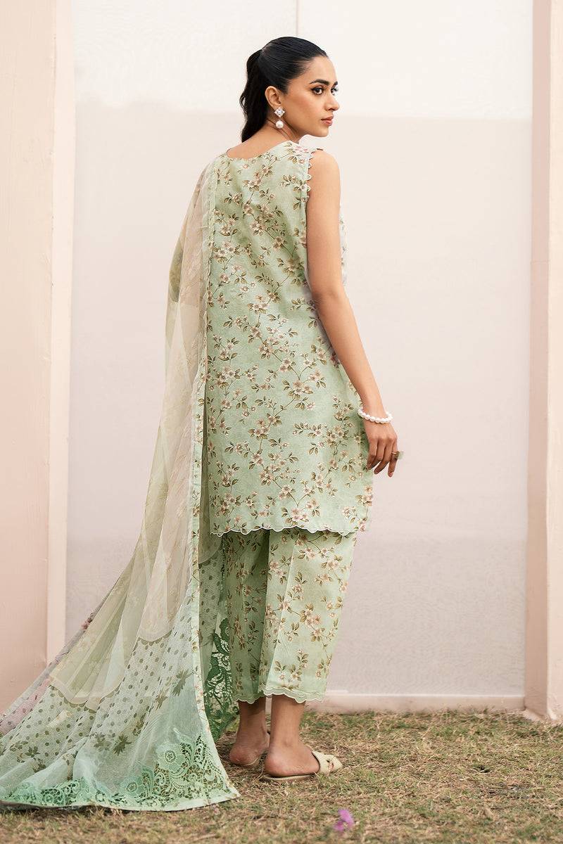 Baroque | Luxury Pret 24 | LAWN UF-609 - Pakistani Designer Dress - by Baroque | Type: Luxury - 100% Original at Saira Sultan