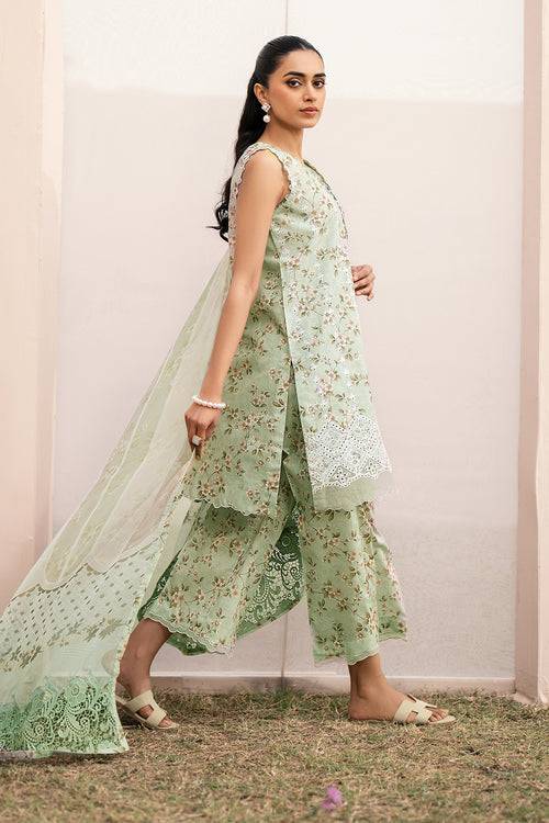 Baroque | Luxury Pret 24 | LAWN UF-609 - Pakistani Designer Dress - by Baroque | Type: Luxury - 100% Original at Saira Sultan