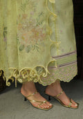 Zarqash | Tresor Luxury Lawn 24 | ZQT 008 PRIMROSE - Pakistani Designer Dress - by Zarqash | Type: Luxury - 100% Original at Saira Sultan