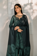 Iznik | Exclusive Winter | UE-352 M Teal Green Slub Khaddar