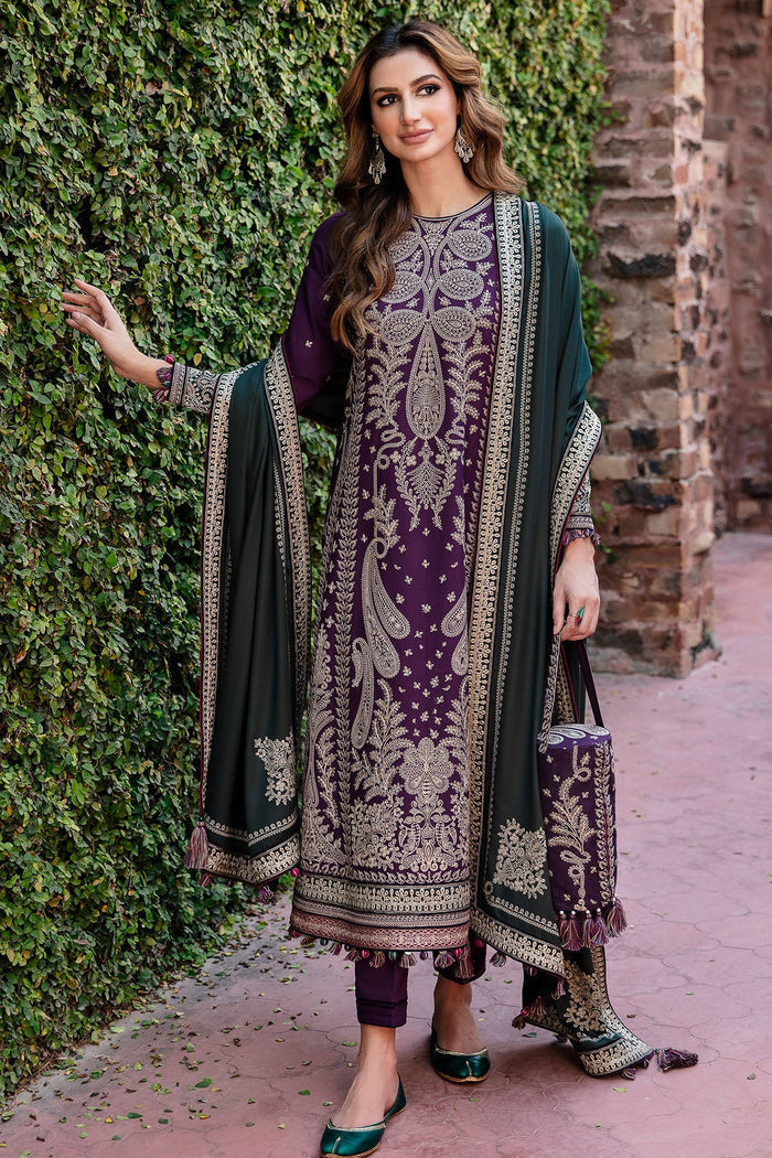 Jazmin | Winter Edition 24 | SLUB KHADDAR-DW23-D4 - Pakistani Designer Dress - by Jazmin | Type: Luxury - 100% Original at Saira Sultan