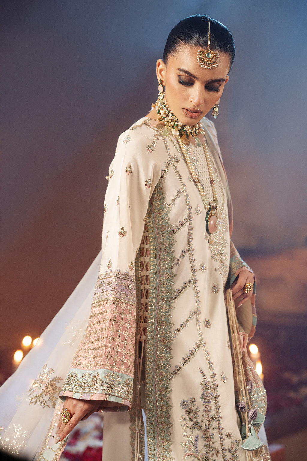 AJR Couture | The Silk Edition 25 | CHANDNI L Off White Raw Silk