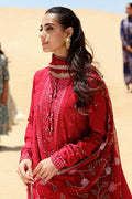 Cross Stitch | Eid Lawn 24 | VERMILLION SCARLET - Pakistani Designer Dress - by Cross Stitch | Type: Luxury - 100% Original at Saira Sultan