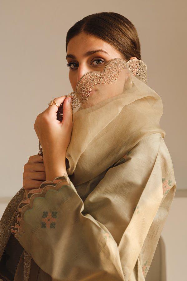 Baroque | Luxury Pret 24 | LAWN UF-664 - Pakistani Designer Dress - by Baroque | Type: Luxury - 100% Original at Saira Sultan