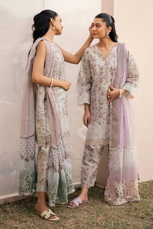 Baroque | Luxury Pret 24 | LAWN UF-610 - Pakistani Designer Dress - by Baroque | Type: Luxury - 100% Original at Saira Sultan