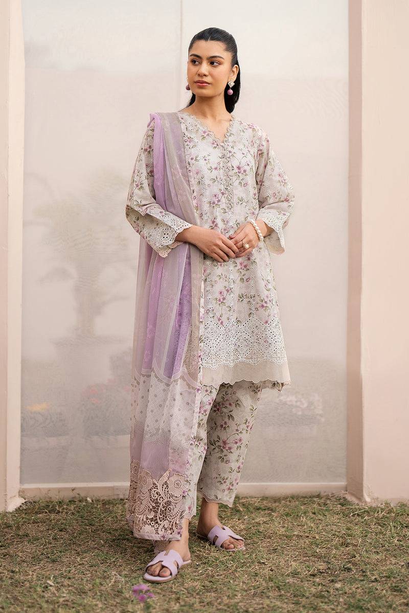 Baroque | Luxury Pret 24 | LAWN UF-610 - Pakistani Designer Dress - by Baroque | Type: Luxury - 100% Original at Saira Sultan