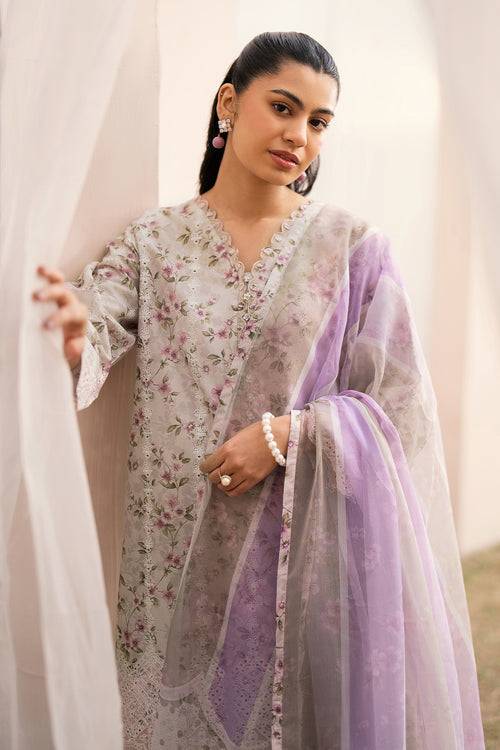 Baroque | Luxury Pret 24 | LAWN UF-610 - Pakistani Designer Dress - by Baroque | Type: Luxury - 100% Original at Saira Sultan