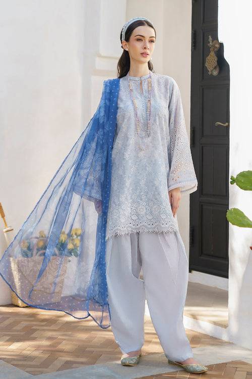 Baroque | Luxury Pret 24 | LAWN UF-582 - Pakistani Designer Dress - by Baroque | Type: Luxury - 100% Original at Saira Sultan
