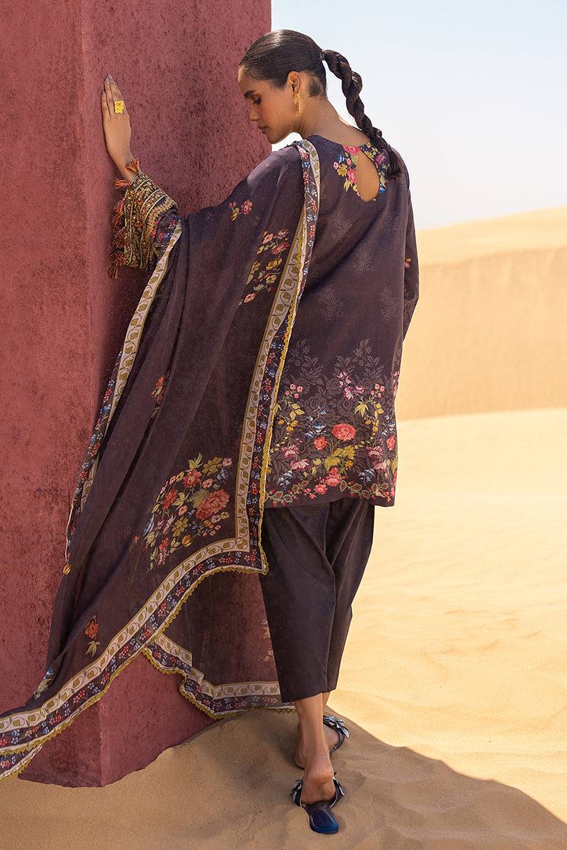 Cross Stitch | Eid Lawn 24 | GRAVEL - Pakistani Designer Dress - by Cross Stitch | Type: Luxury - 100% Original at Saira Sultan