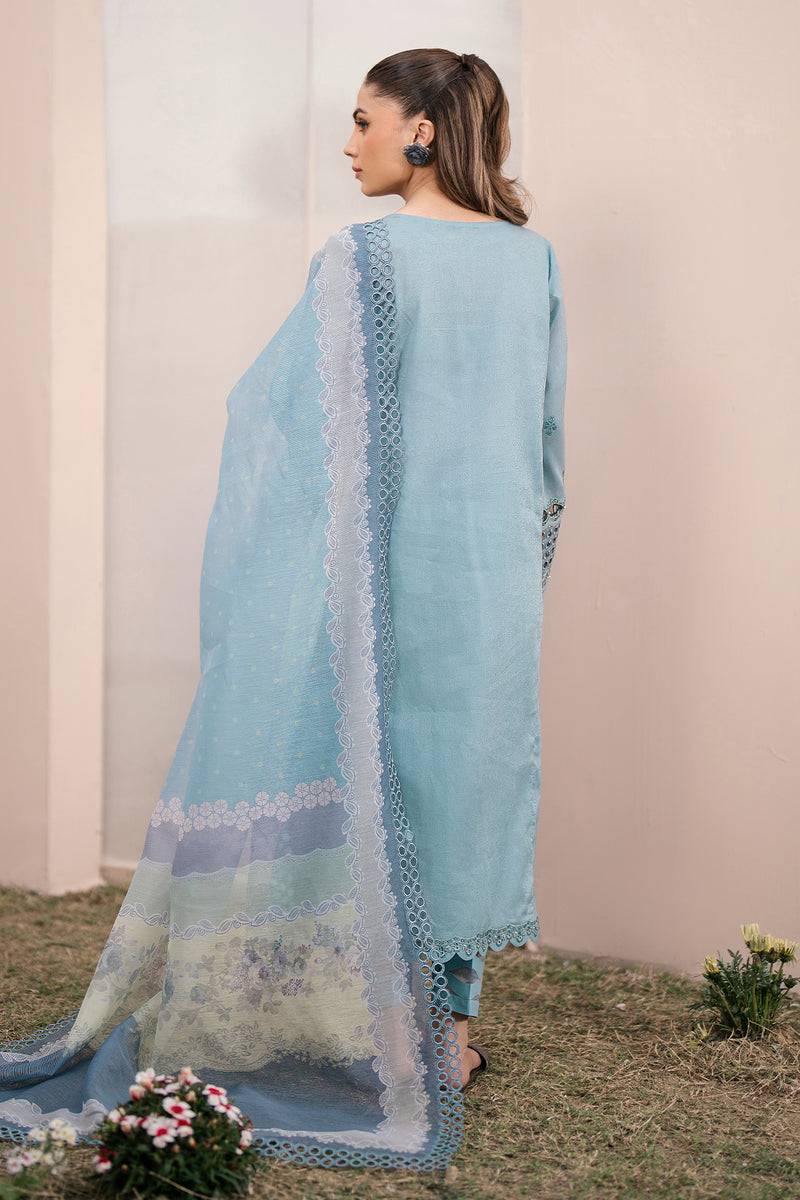 Baroque | Luxury Pret 24 | JACQUARD LAWN UF-611 - Pakistani Designer Dress - by Baroque | Type: Luxury - 100% Original at Saira Sultan
