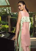 Hana | Serendipity Ready to Wear | Pistachio S Pink Raw Silk