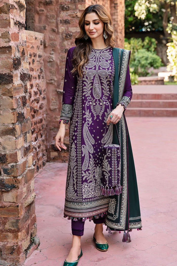 Jazmin | Winter Edition 24 | SLUB KHADDAR-DW23-D4 - Pakistani Designer Dress - by Jazmin | Type: Luxury - 100% Original at Saira Sultan