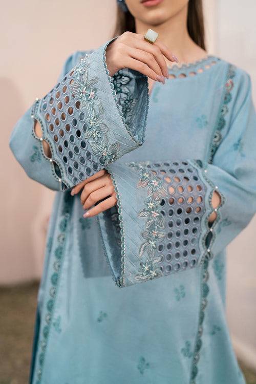 Baroque | Luxury Pret 24 | JACQUARD LAWN UF-611 - Pakistani Designer Dress - by Baroque | Type: Luxury - 100% Original at Saira Sultan