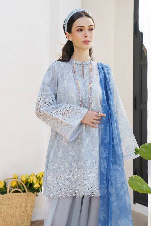 Baroque | Luxury Pret 24 | LAWN UF-582 - Pakistani Designer Dress - by Baroque | Type: Luxury - 100% Original at Saira Sultan
