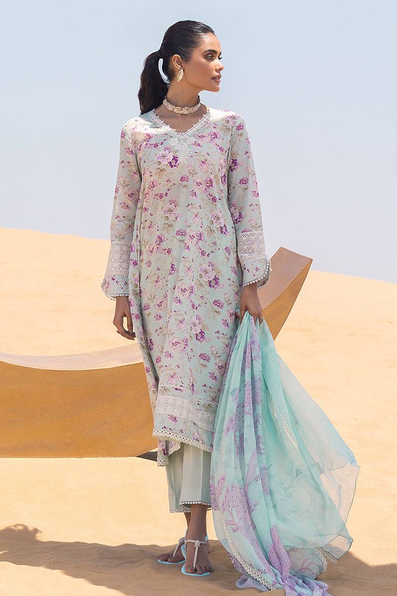 Cross Stitch | Eid Lawn 24 | GREY MIST - Pakistani Designer Dress - by Cross Stitch | Type: Luxury - 100% Original at Saira Sultan