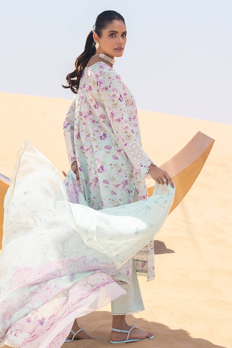 Cross Stitch | Eid Lawn 24 | GREY MIST - Pakistani Designer Dress - by Cross Stitch | Type: Luxury - 100% Original at Saira Sultan