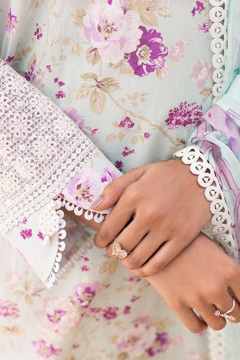 Cross Stitch | Eid Lawn 24 | GREY MIST - Pakistani Designer Dress - by Cross Stitch | Type: Luxury - 100% Original at Saira Sultan