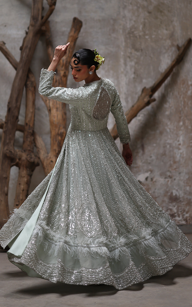 Threads and Motifs | Formal Dresses 25 | EMBROIDERED DRESS - Pakistani Designer Dress - by Threads and Motifs - Type : Ladies Clothes - 100% Original at Saira Sultan
