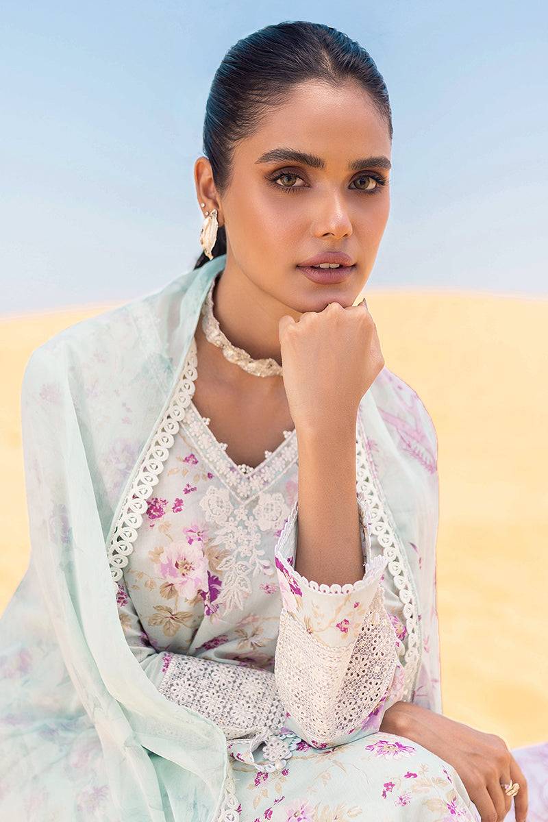 Cross Stitch | Eid Lawn 24 | GREY MIST - Pakistani Designer Dress - by Cross Stitch | Type: Luxury - 100% Original at Saira Sultan