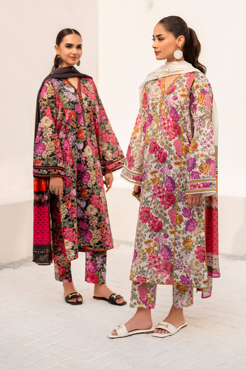 Baroque | Luxury Pret 24 | LAWN UF-666 - Pakistani Designer Dress - by Baroque | Type: Luxury - 100% Original at Saira Sultan