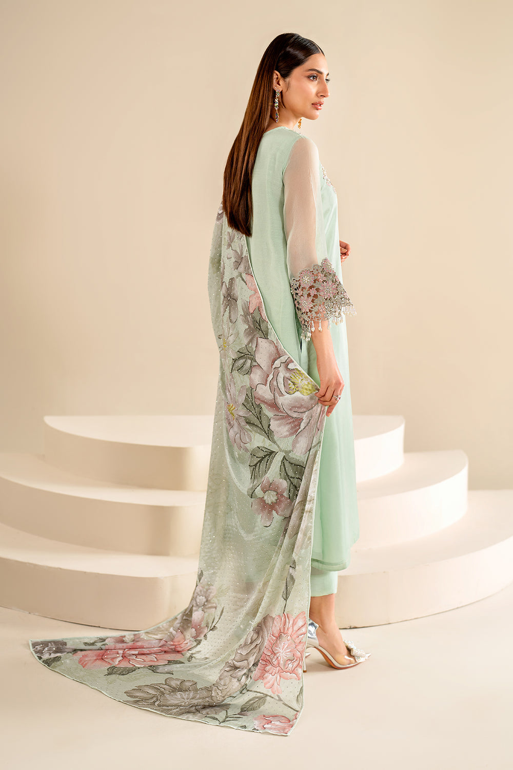 Baroque | Luxury Pret 24 | CHIFFON PR-920 - Pakistani Designer Dress - by Baroque | Type: Luxury - 100% Original at Saira Sultan