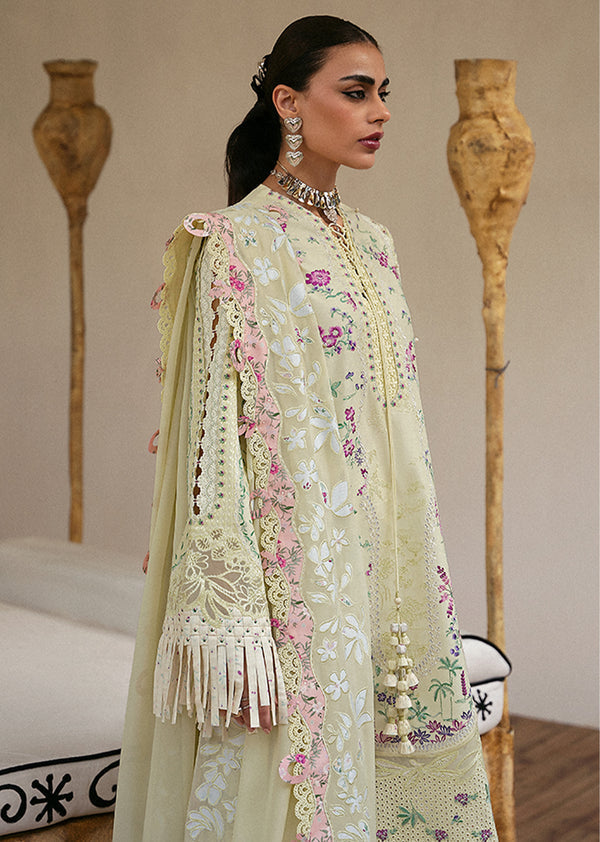 Suffuse | Eid Lawn 25 | FERIDA L Lime Self Jacquard