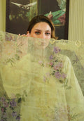 Zarqash | Tresor Luxury Lawn 24 | ZQT 008 PRIMROSE - Pakistani Designer Dress - by Zarqash | Type: Luxury - 100% Original at Saira Sultan