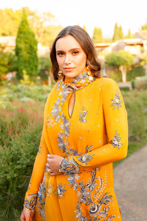 Enzo | Leia Silk Pret | Estella L Mustard Yellow Korean Raw Silk