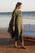 Baroque | Luxury Pret 25 | UF-4064 L Olive Green Lawn