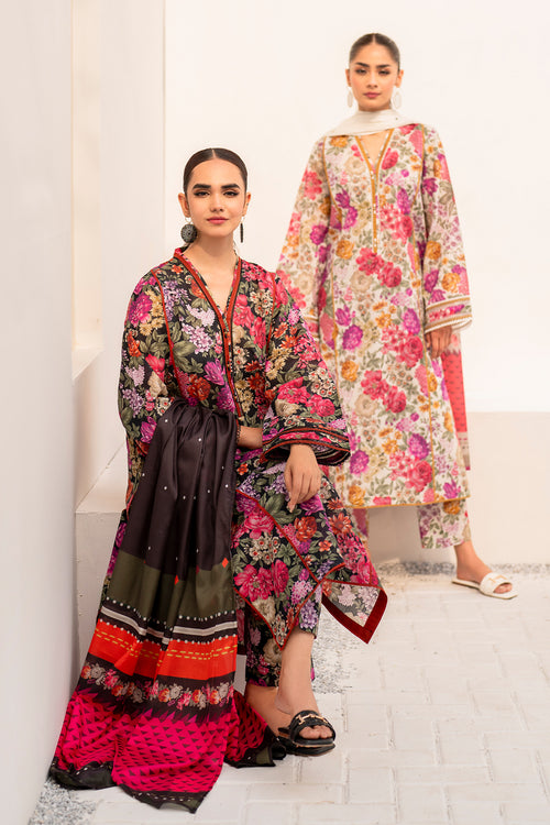 Baroque | Luxury Pret 24 | LAWN UF-667 - Pakistani Designer Dress - by Baroque | Type: Luxury - 100% Original at Saira Sultan